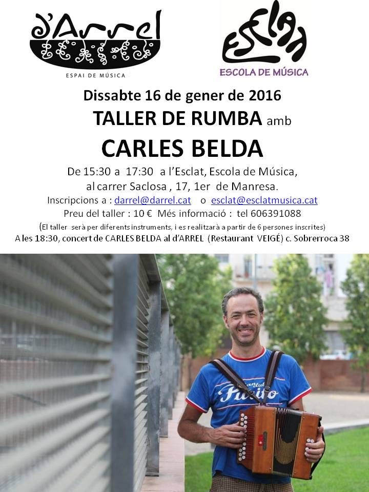 taller Carles Belda, gener 2016